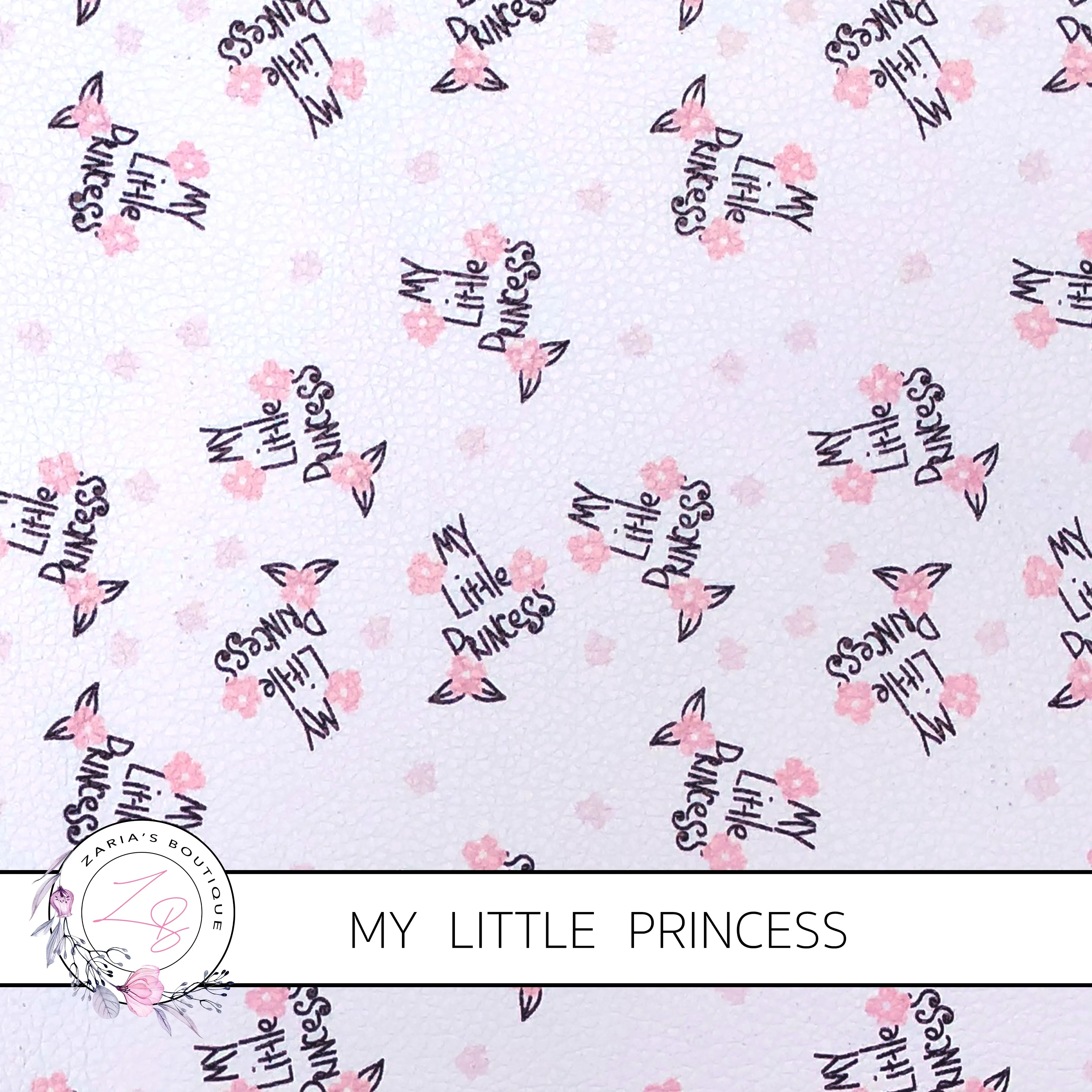 SALE CUSTOM  My Little Princess ~ Custom Faux Leather ~ 1mm
