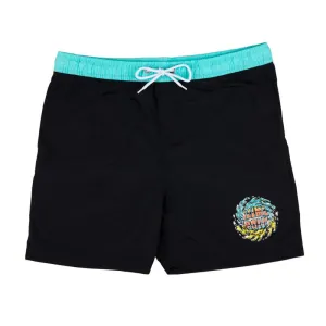 Santa Cruz Swim Shorts SB Logo Chrome Swim Short - Black