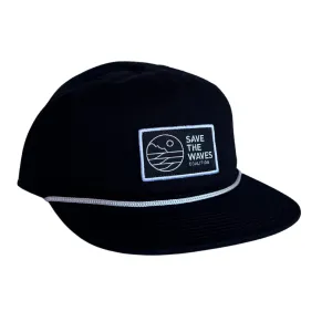 Save The Waves Unstructured Rope Hat