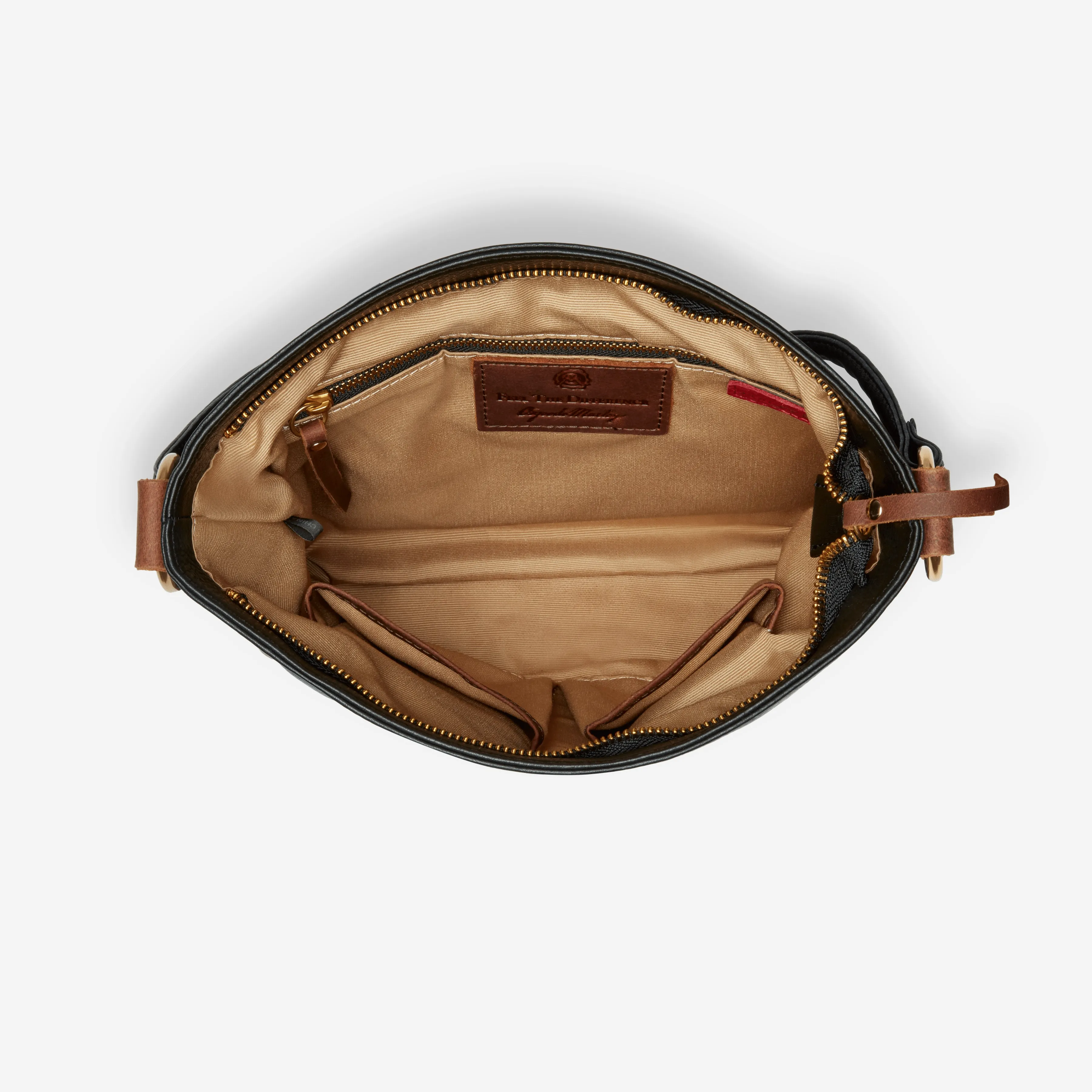 Scarlet Small Hobo | Burnished Metal