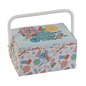 Sewing Box | Hobby Gift | Embroidered Happydashery | Craftiness Is Happiness