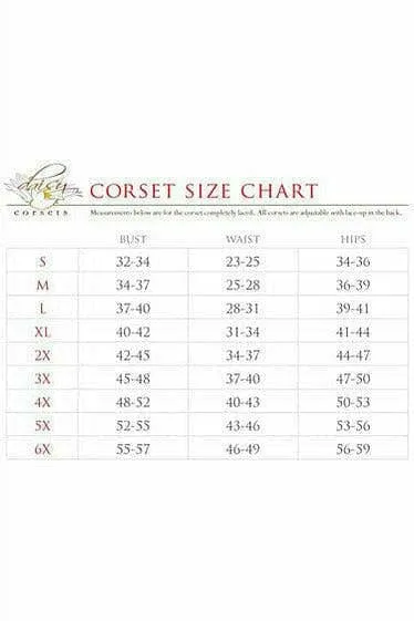 Sexy Faux Leather & Fishnet Overbust Corset