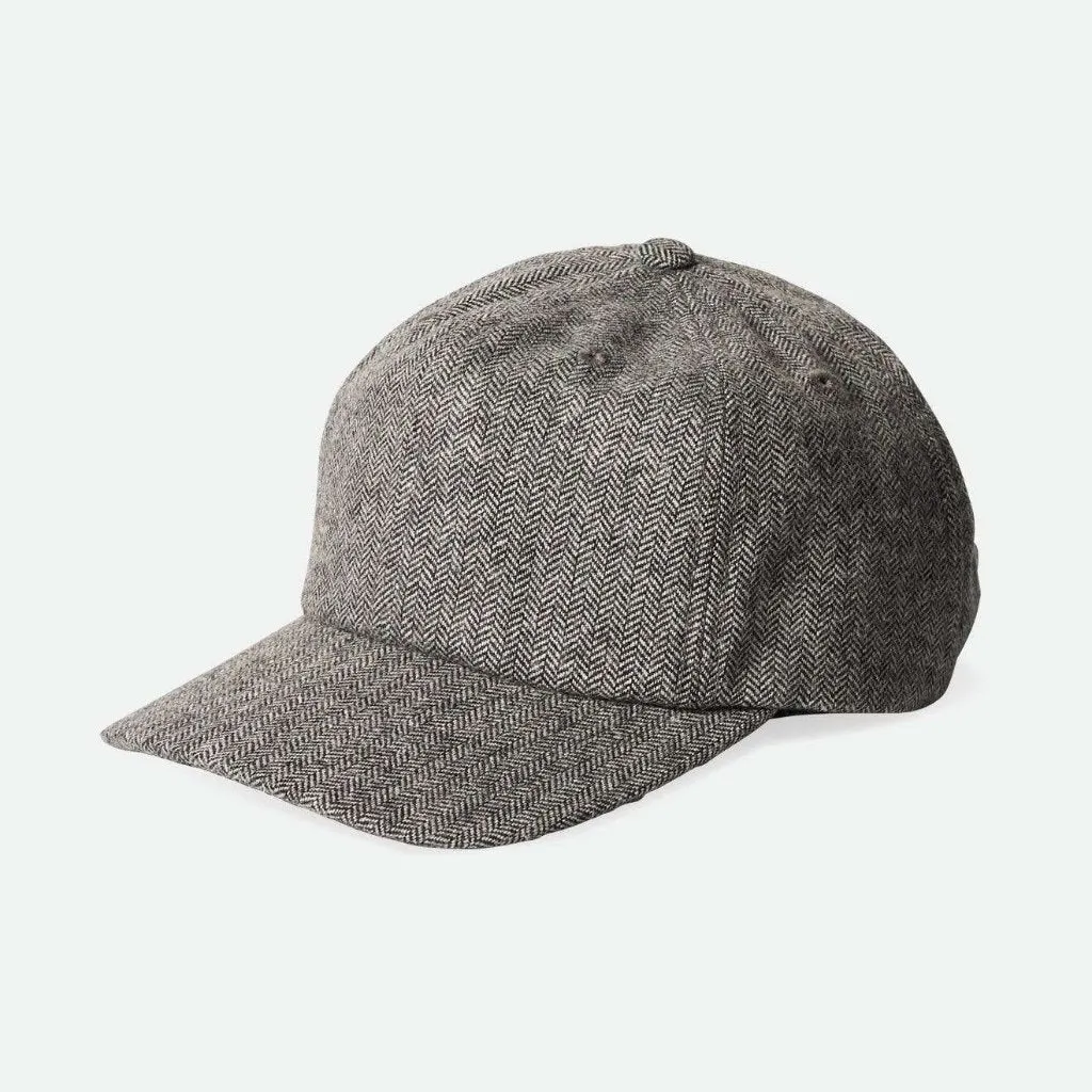 Shelby MP Adjustable Cap - Grey/Black Herringbone