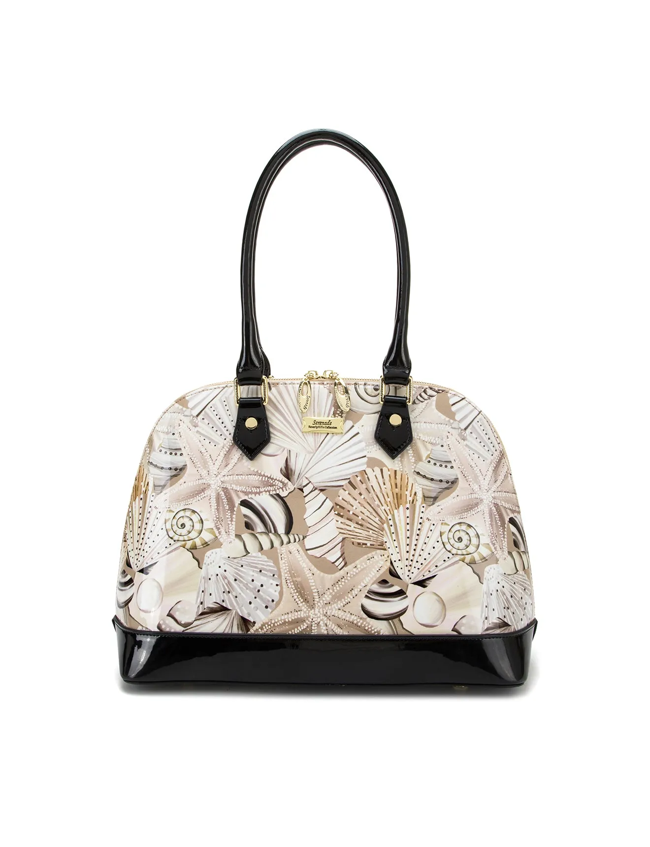 SHELLY PATENT LEATHER DOME BAG- SN80-6801