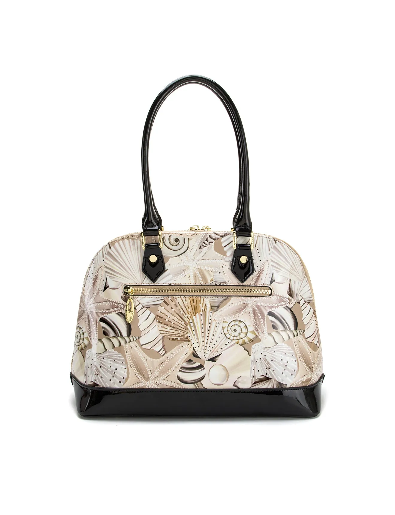 SHELLY PATENT LEATHER DOME BAG- SN80-6801