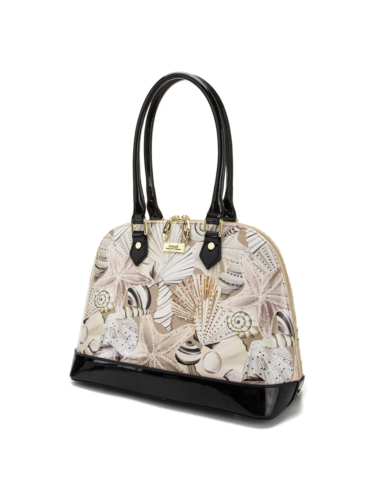 SHELLY PATENT LEATHER DOME BAG- SN80-6801