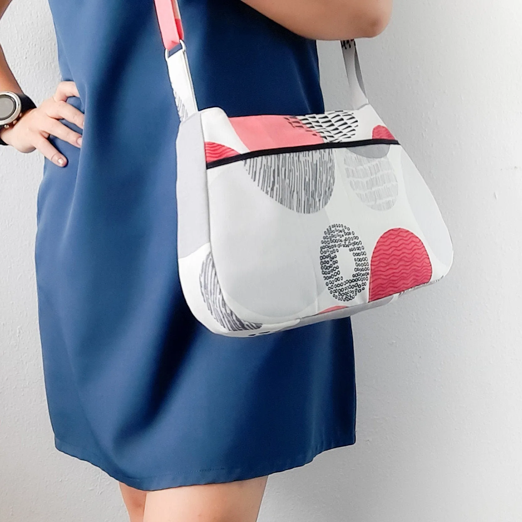 Shoulder Bag PDF Pattern/ 2 different sizes