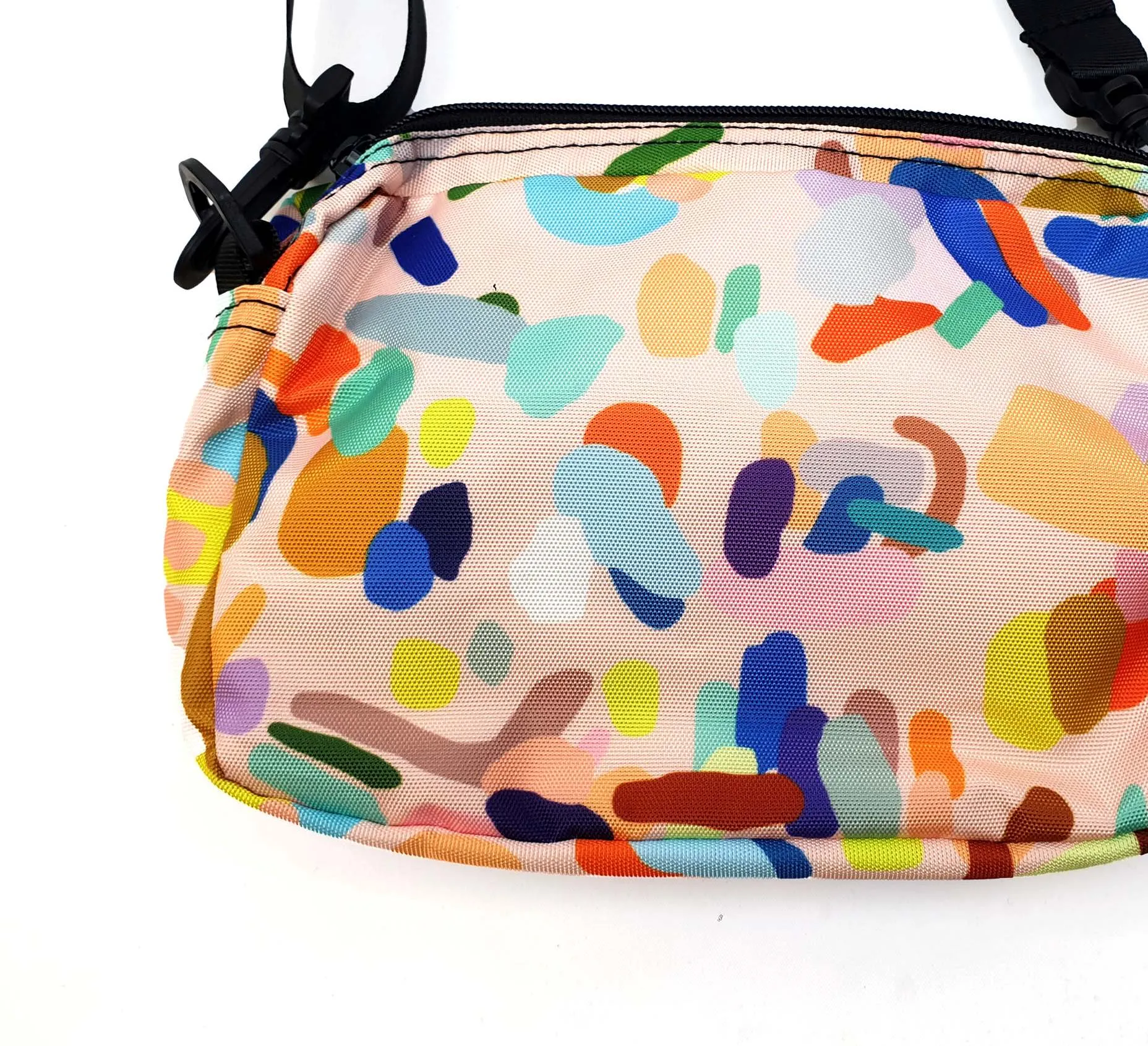 Shuh pink print cross body bag