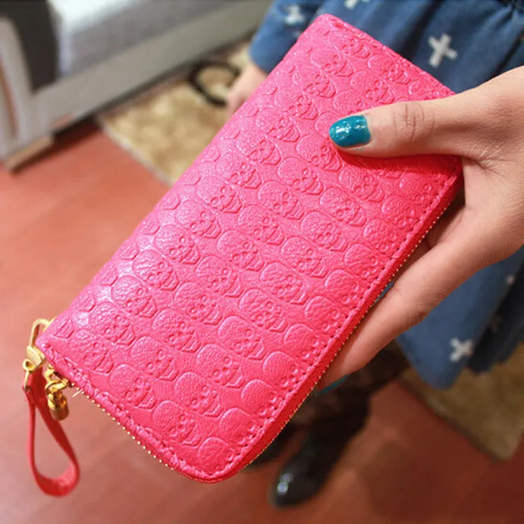 Skull Embossed Wallet