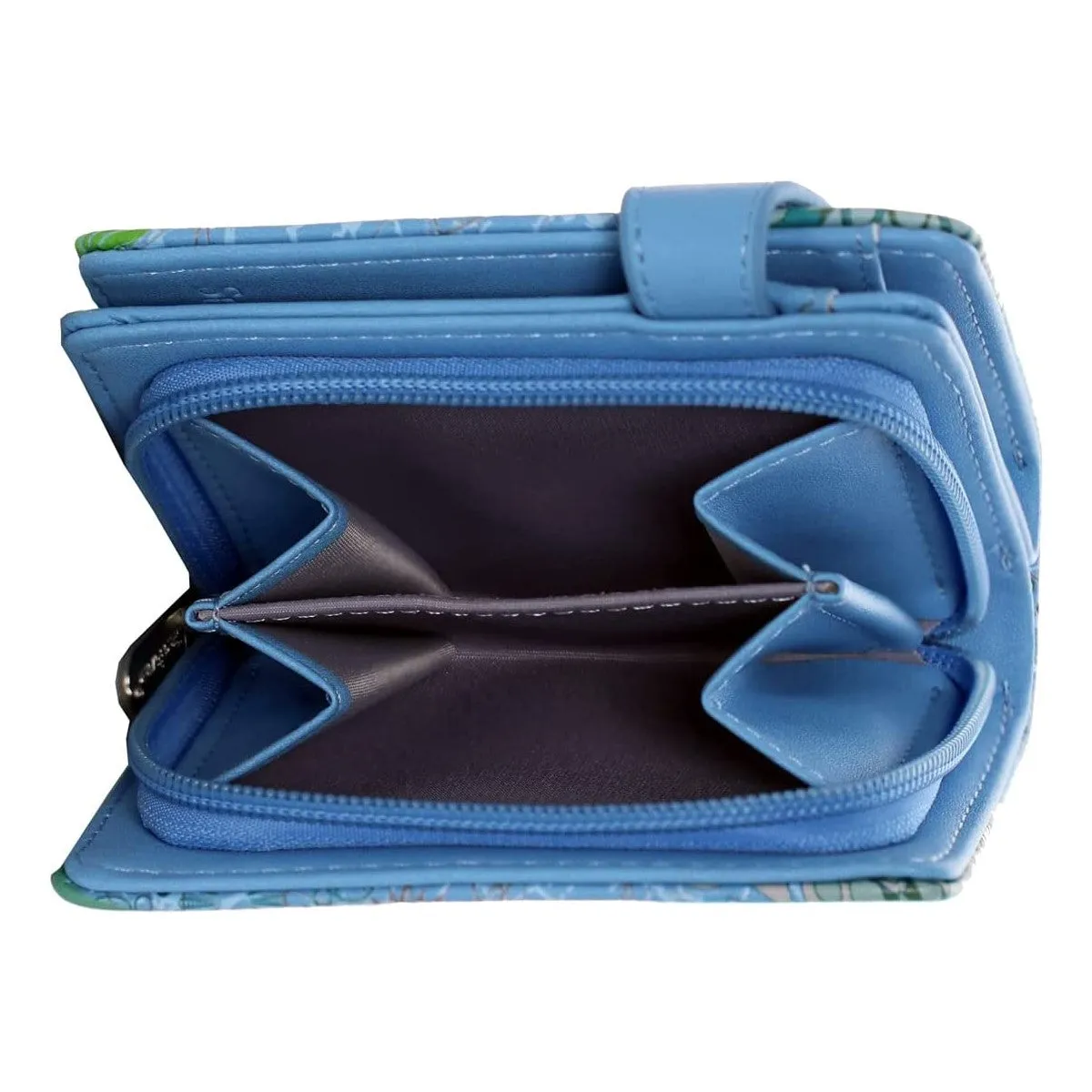 Sky Blue Whale Wallet - Small