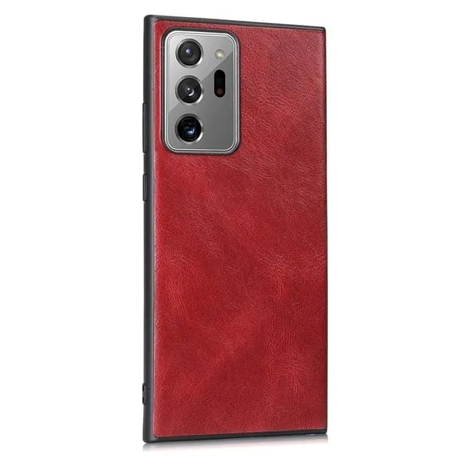 Slim Leather Case For Samsung Galaxy