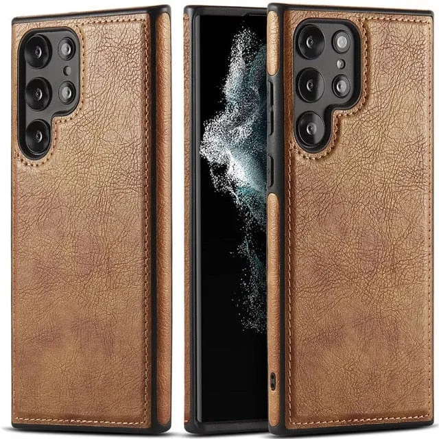 Slim Leather Case For Samsung Galaxy