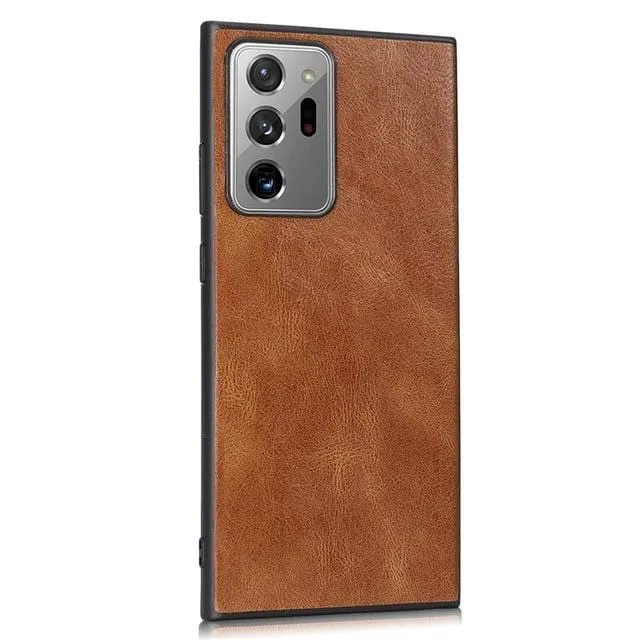 Slim Leather Case For Samsung Galaxy