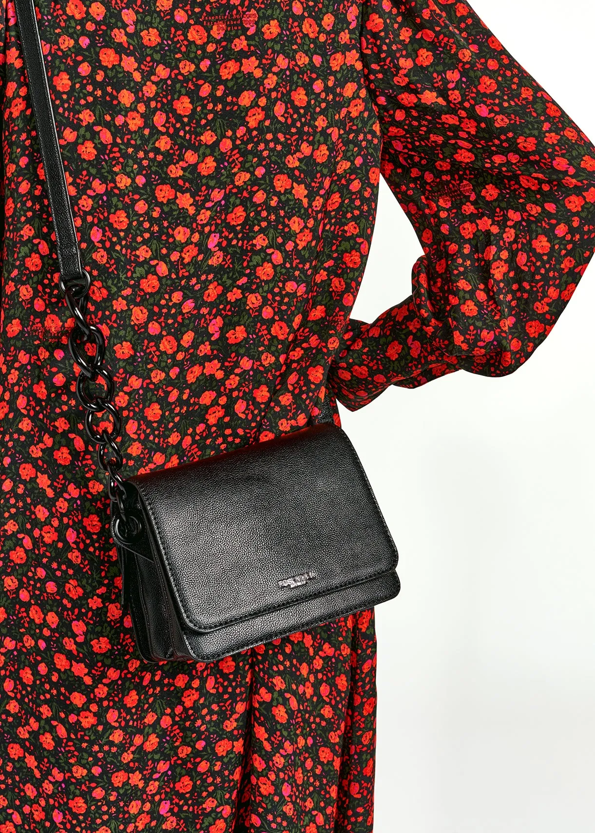 Small black shoulder bag