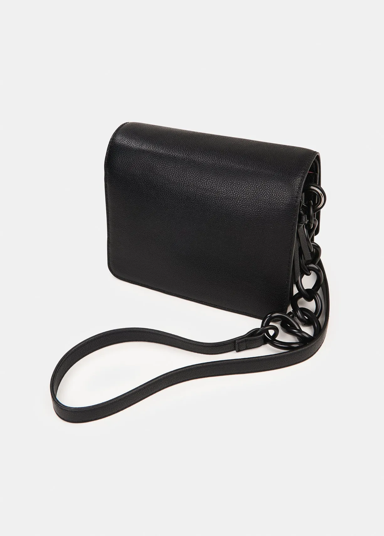 Small black shoulder bag