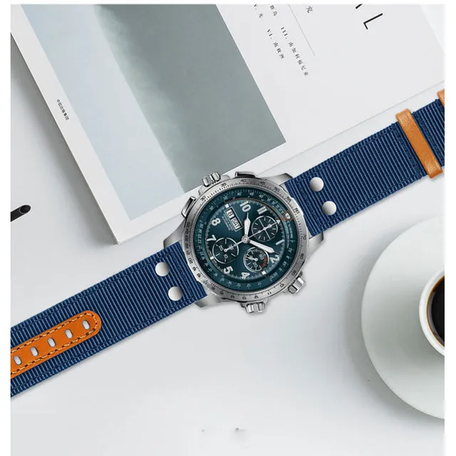 Soft Nylon Canvas Strap Watchband