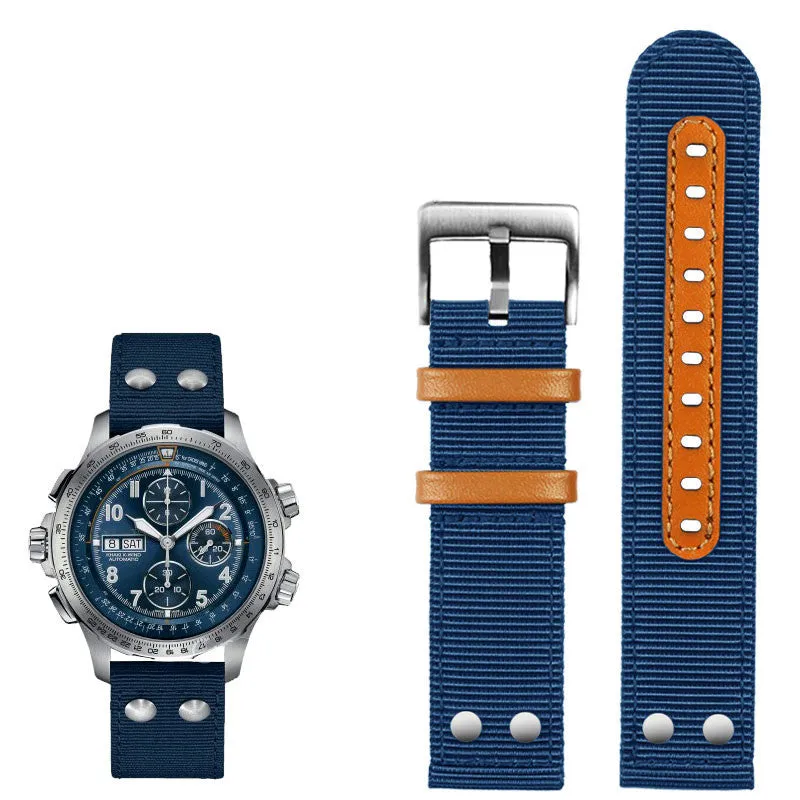 Soft Nylon Canvas Strap Watchband