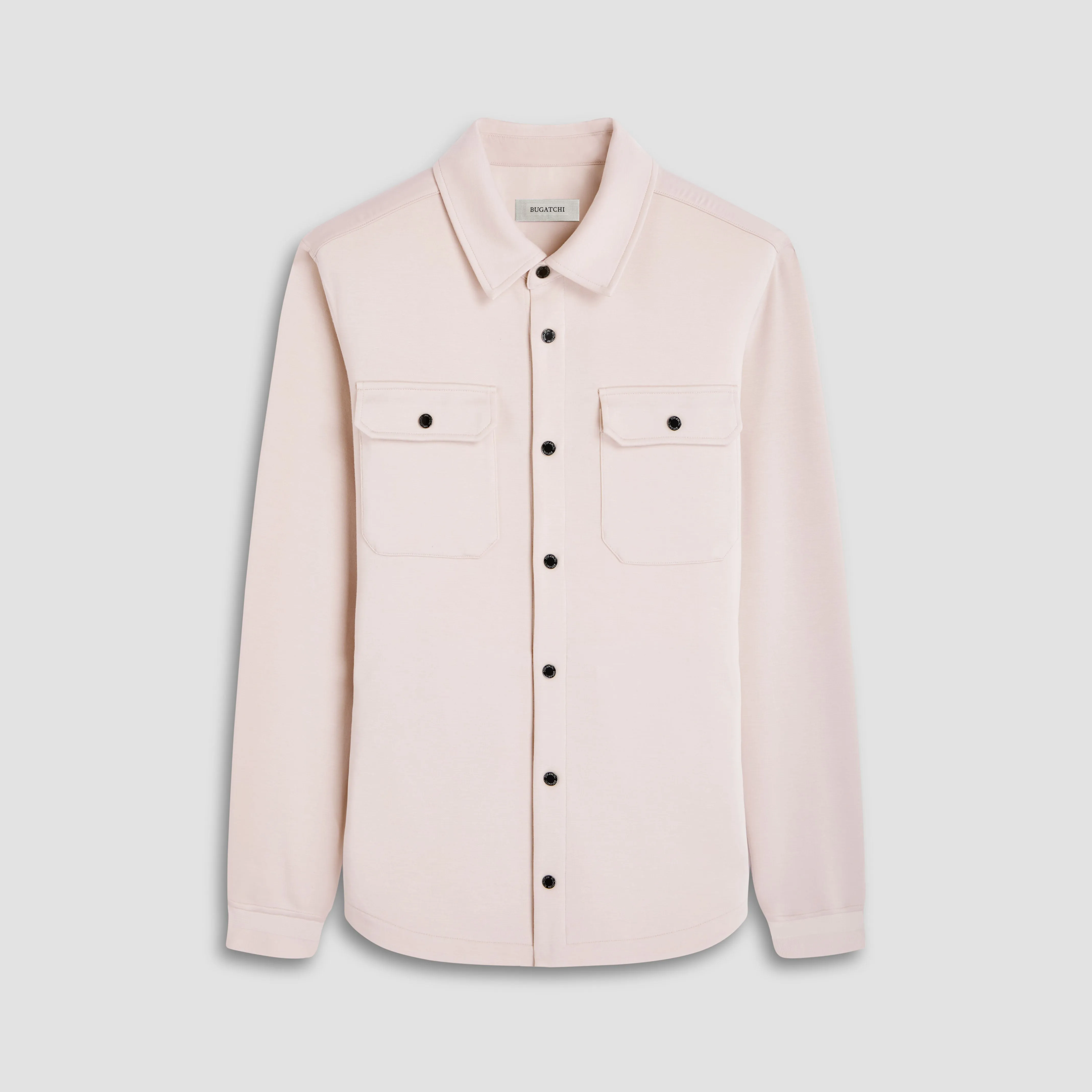 Soft Touch Solid Shirt Jacket
