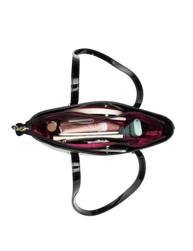Songbird leather tote bag