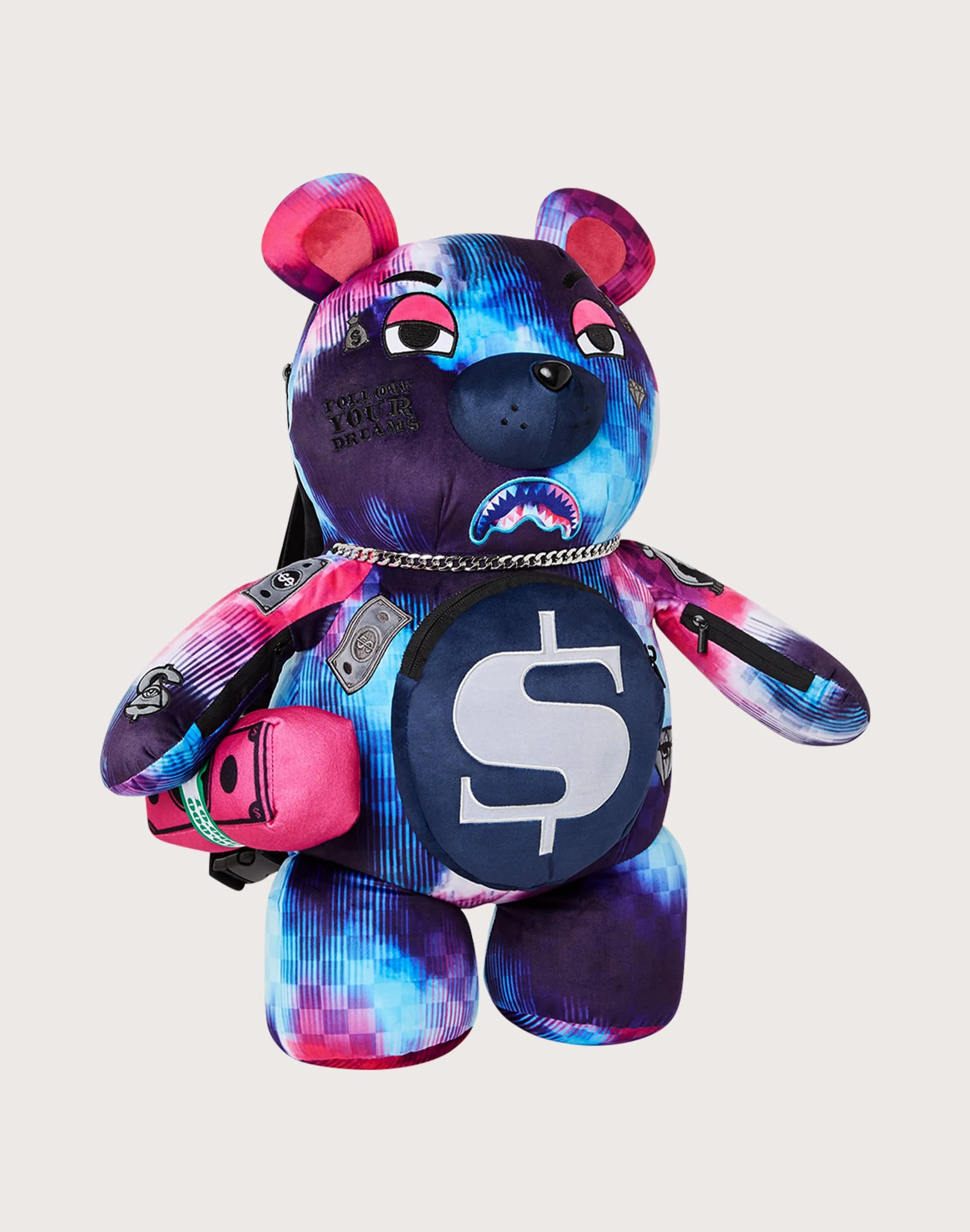 Sprayground Tie-Dye Bear Backpack