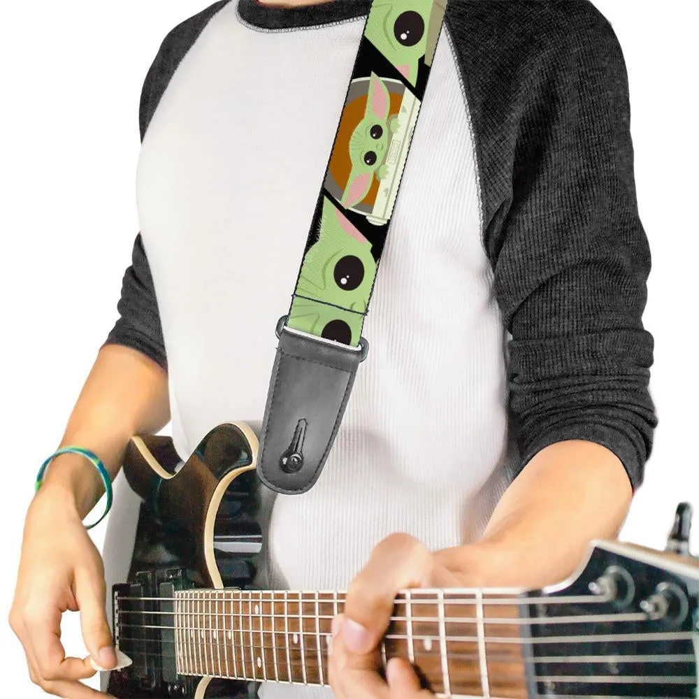 Star Wars The Mandalorian Baby Yoda Chibi Guitar Strap By Buckle Down