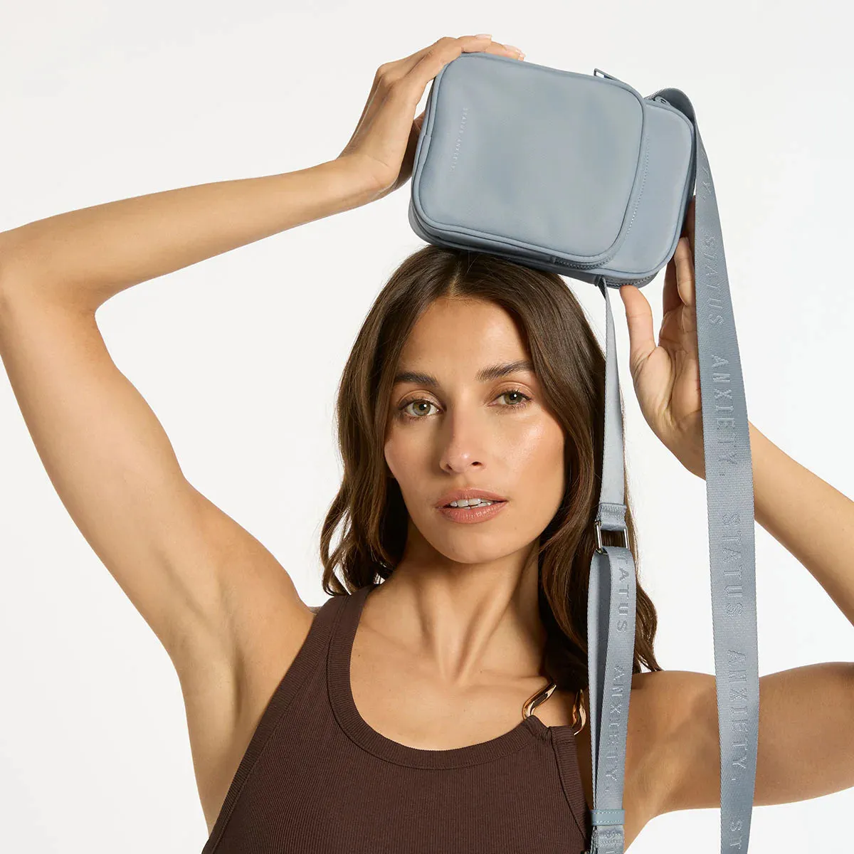 Status Anxiety - Winnie Recycled Bag (Soft Blue)
