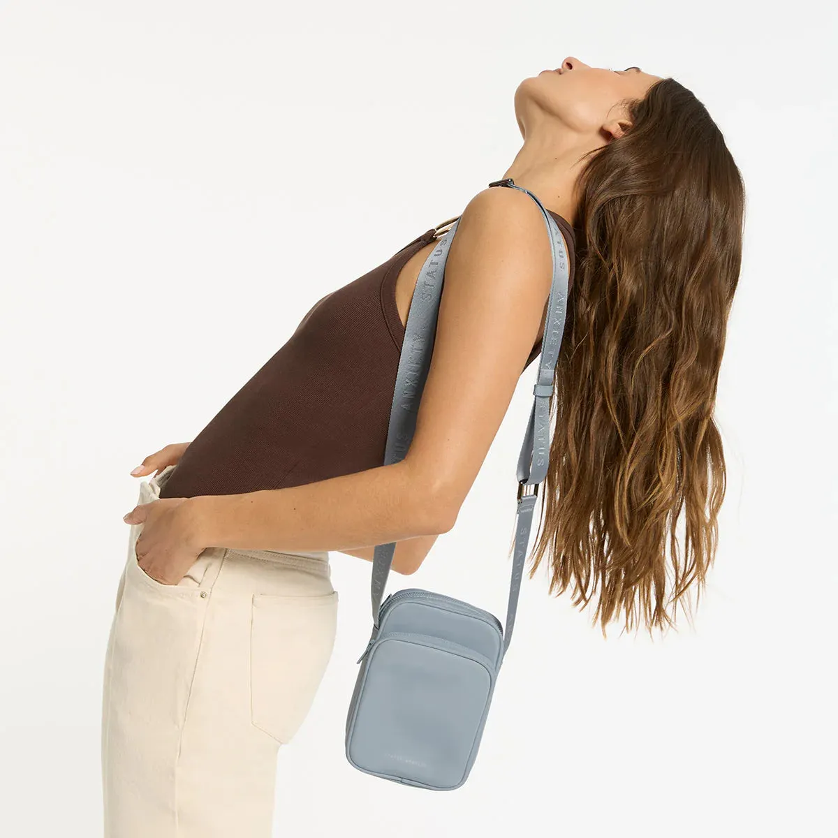 Status Anxiety - Winnie Recycled Bag (Soft Blue)