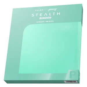 STEALTH 12 Pocket Zip Trading Card Binder - TURQUOISE