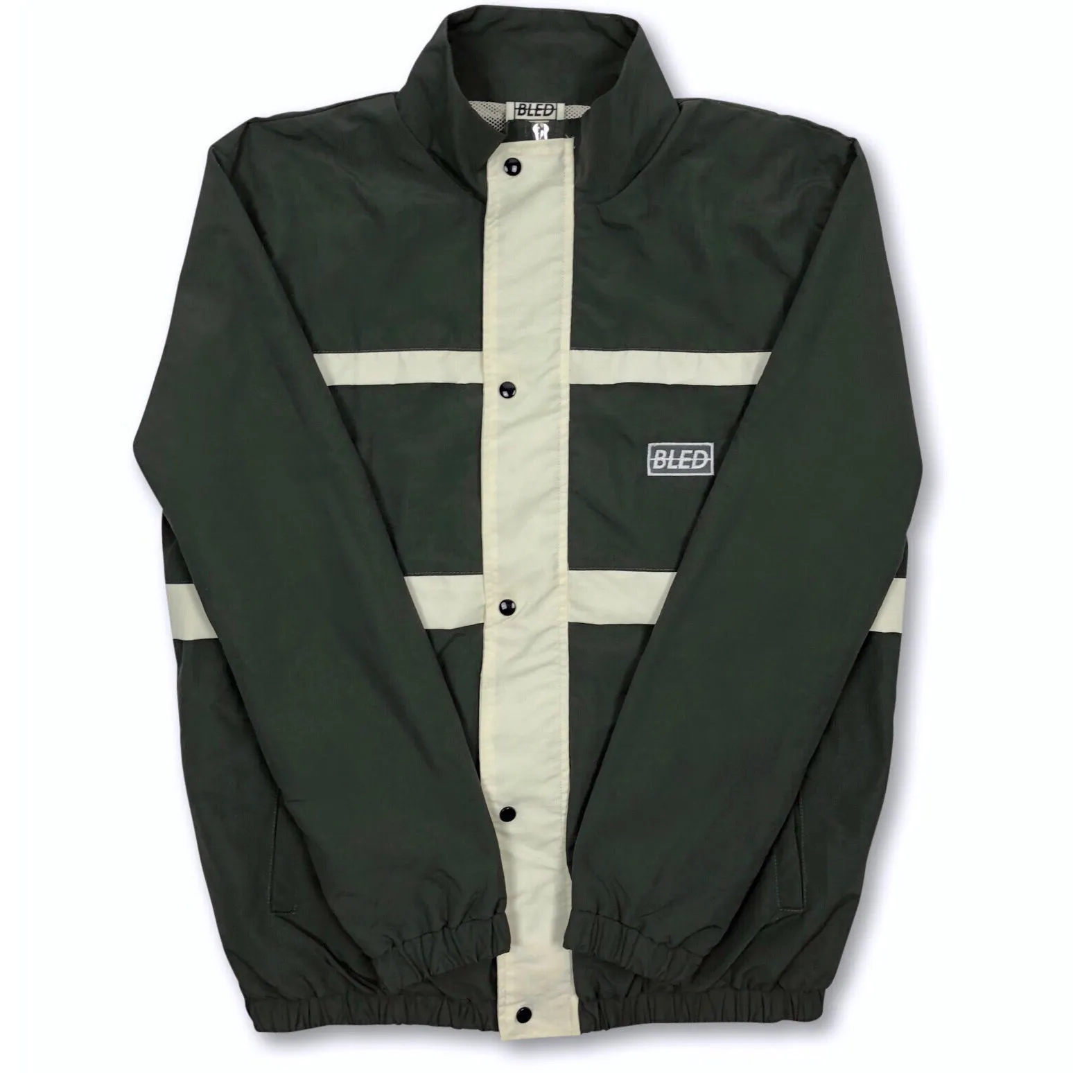 Stealth Track Jacket - Olive/Cream