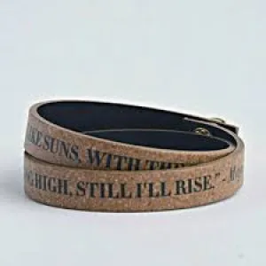 Still I'll Rise Leather Wrap Bracelet