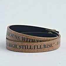 Still I'll Rise Leather Wrap Bracelet
