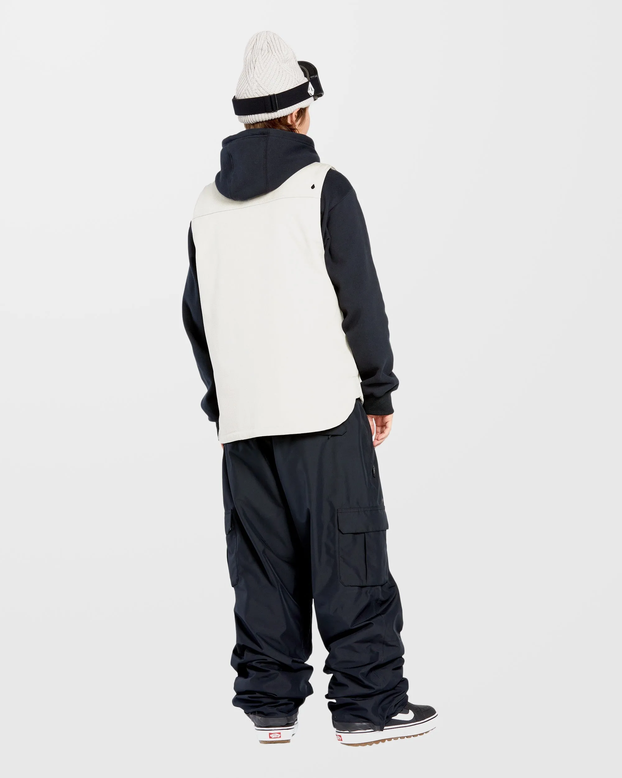Stone Castine Puff Vest - Stone