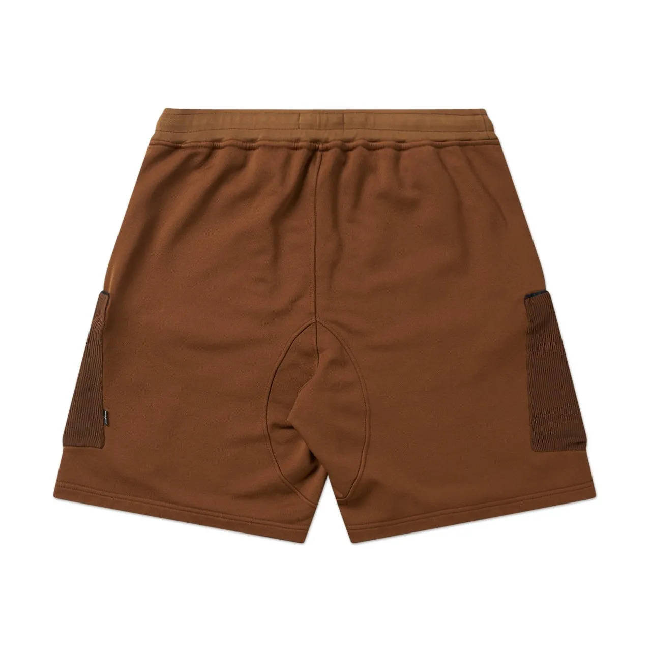 stone island shadow project mesh pocket shorts (rust brown)