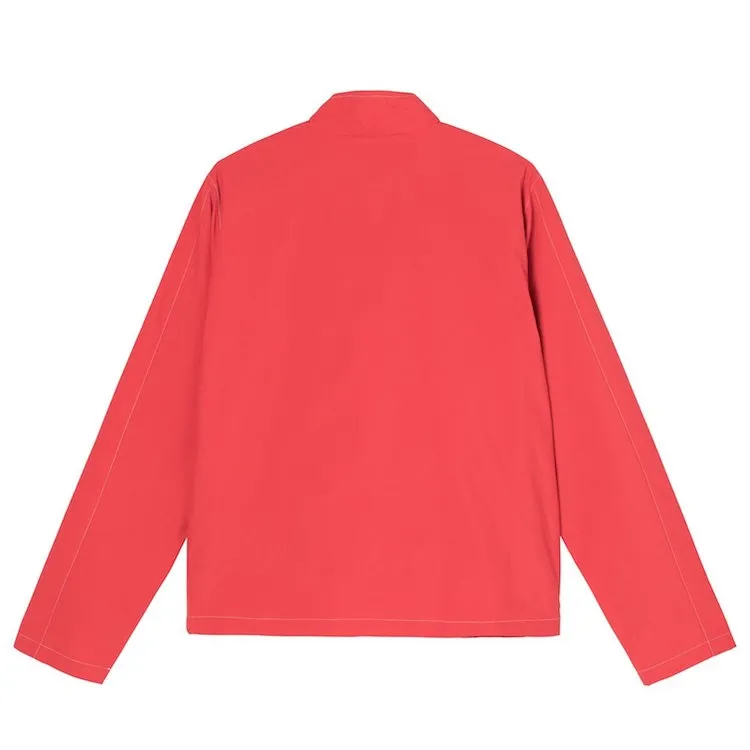 Stussy Panel Track Jacket Red