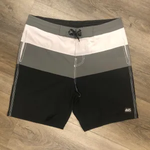 Surf World Triple Tail Boardshorts -  The Surf World Collection - Black