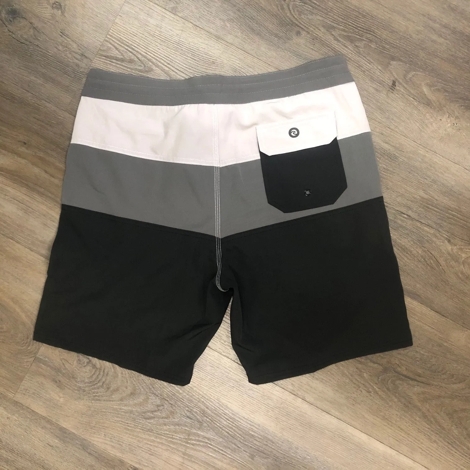 Surf World Triple Tail Boardshorts -  The Surf World Collection - Black