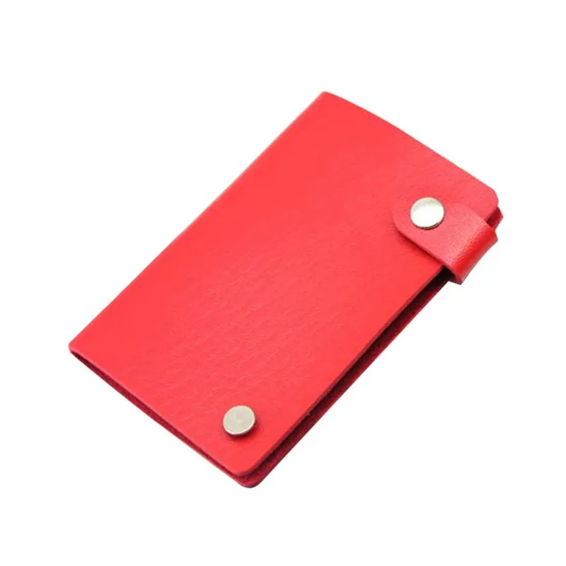 Swivel Card Organiser With PU Leather Cover