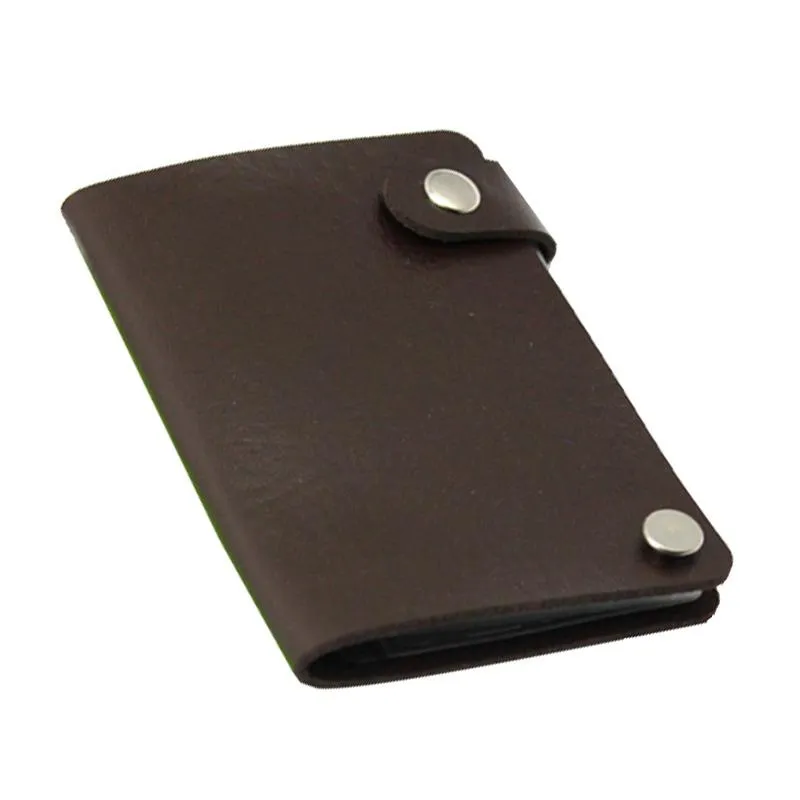 Swivel Card Organiser With PU Leather Cover