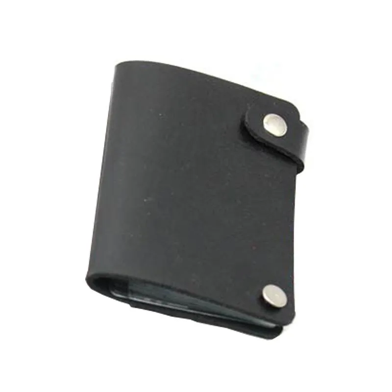 Swivel Card Organiser With PU Leather Cover