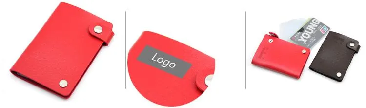 Swivel Card Organiser With PU Leather Cover