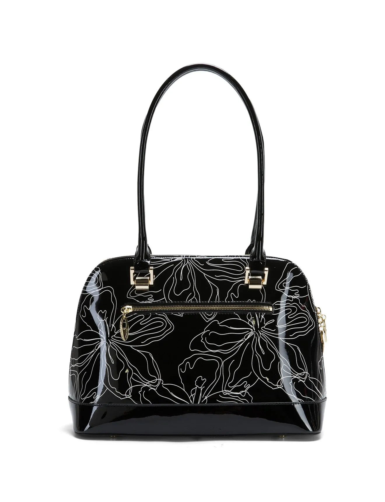 TAHLEE  PATENT LEATHER HANDBAG- SF7-0758