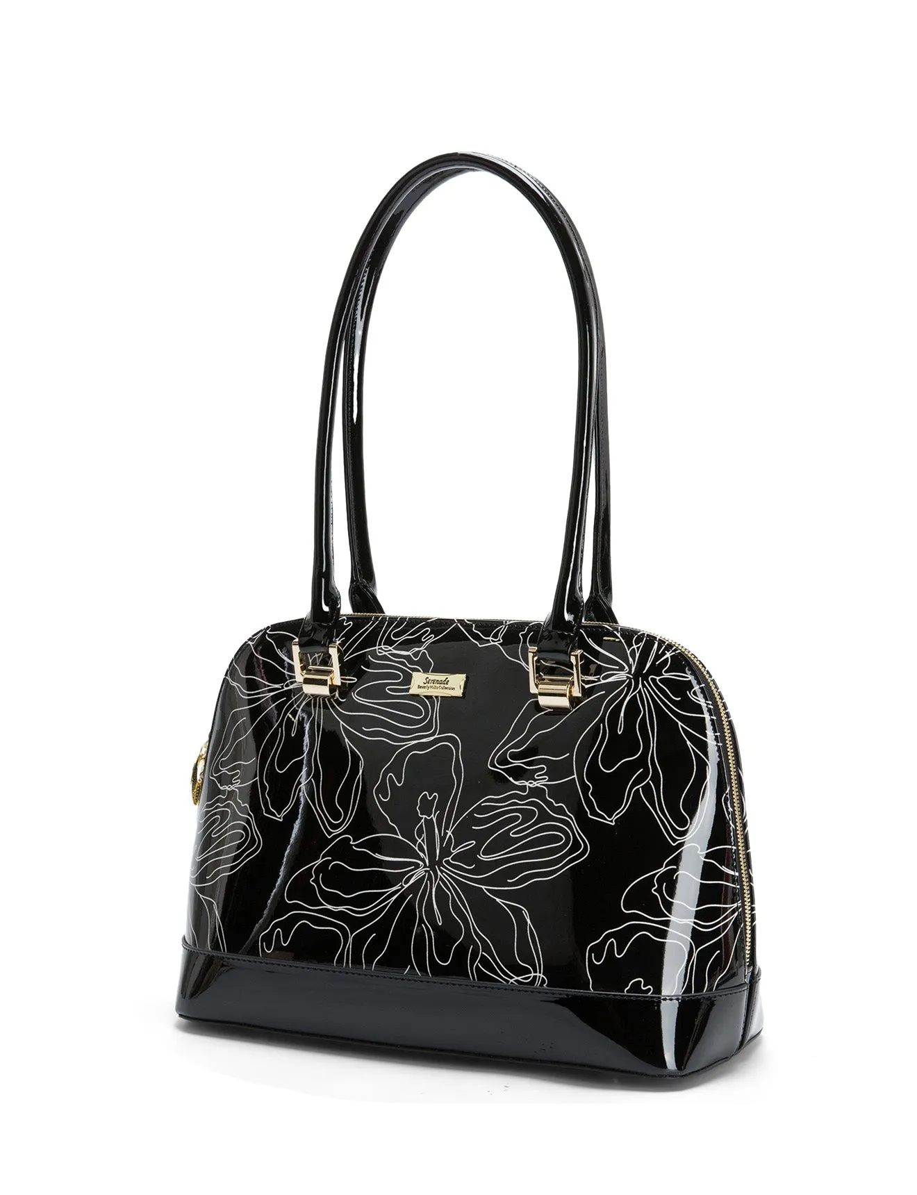 TAHLEE  PATENT LEATHER HANDBAG- SF7-0758