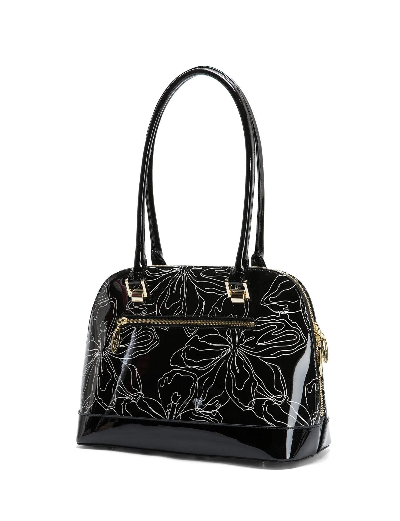 TAHLEE  PATENT LEATHER HANDBAG- SF7-0758