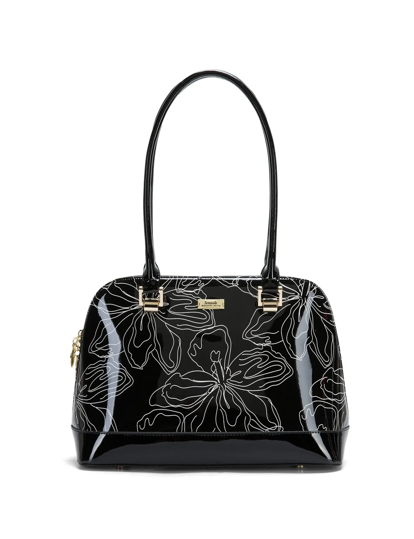 TAHLEE  PATENT LEATHER HANDBAG- SF7-0758