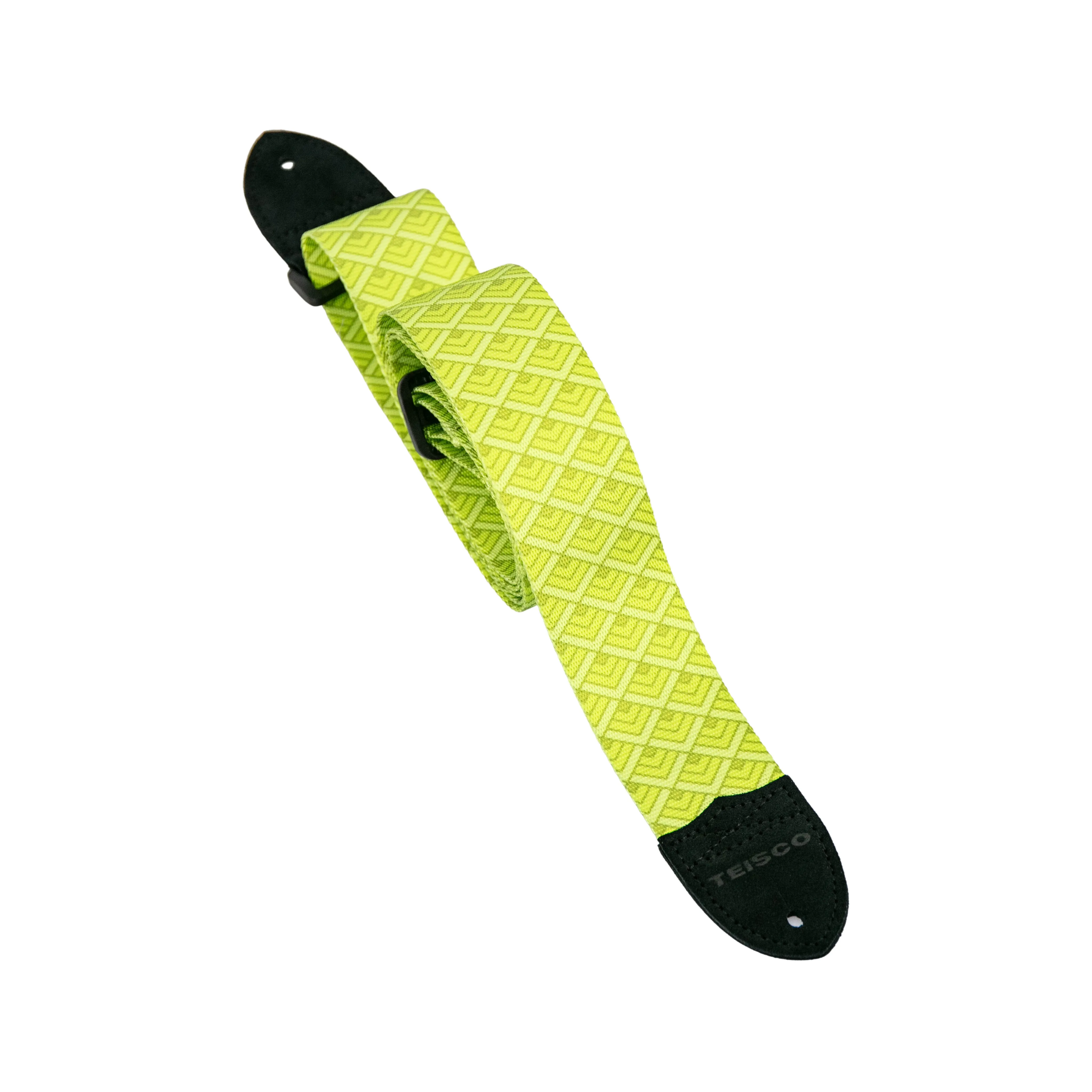 Teisco Polyester Guitar Strap, Green