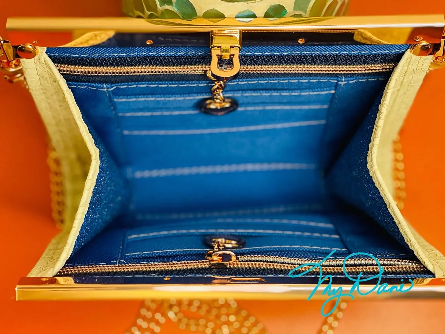 The Ashley Clutch in Winter Lace