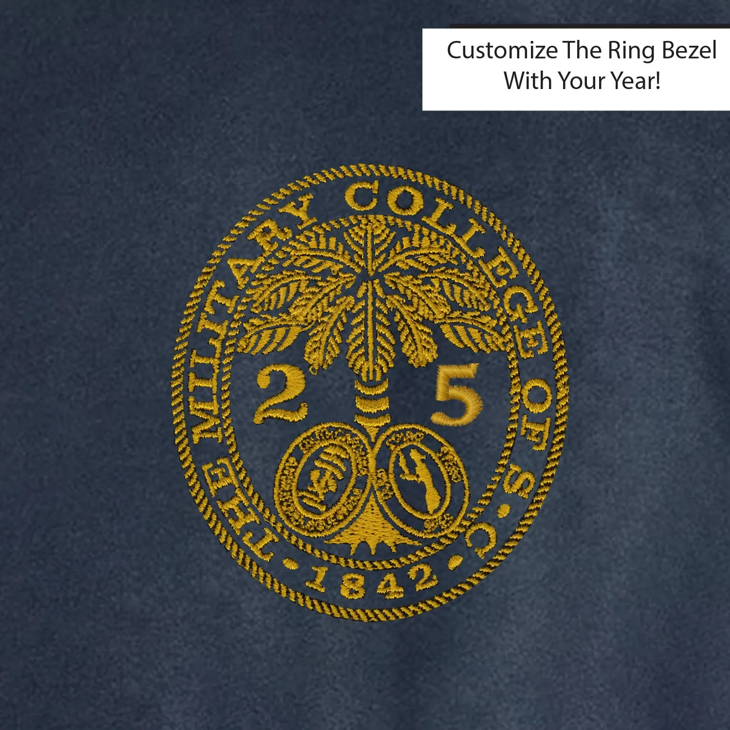 The Citadel, Customizable (Your Year) Embroidered Ring Bezel Design, Columbia - Steens Mountain™ Full Zip 2.0 Jacket