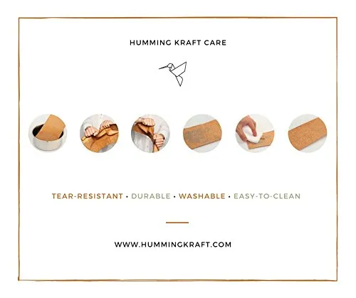 THE EXPLORER: Vegan Kraft Paper Backpack by Humming Kraft - ECO-FRIENDLY, TEAR-RESISTANT, DURABLE, WASHABLE, EASY-TO-CLEAN
