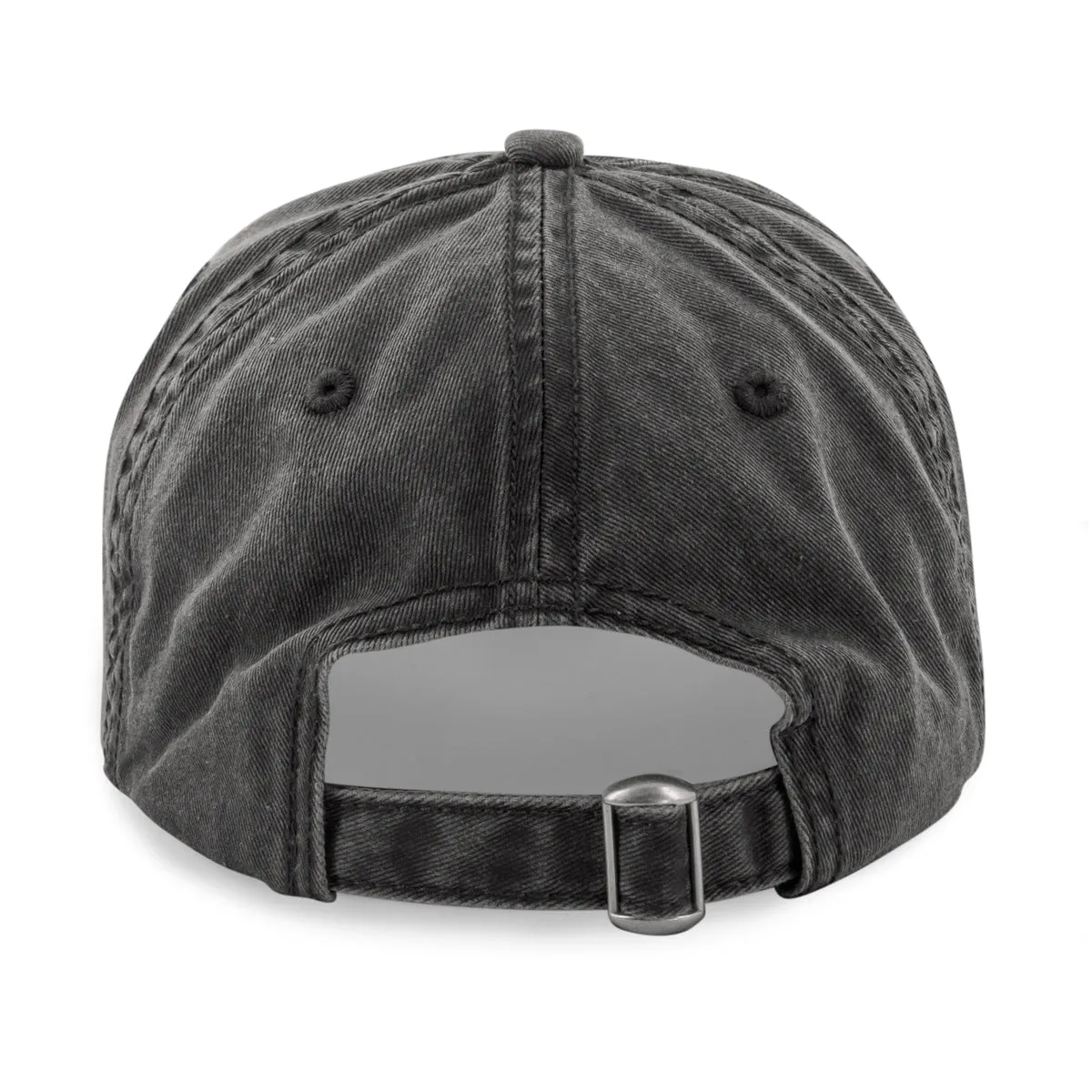 The Grill Sergeant Leather Patch Washed Dad Hat