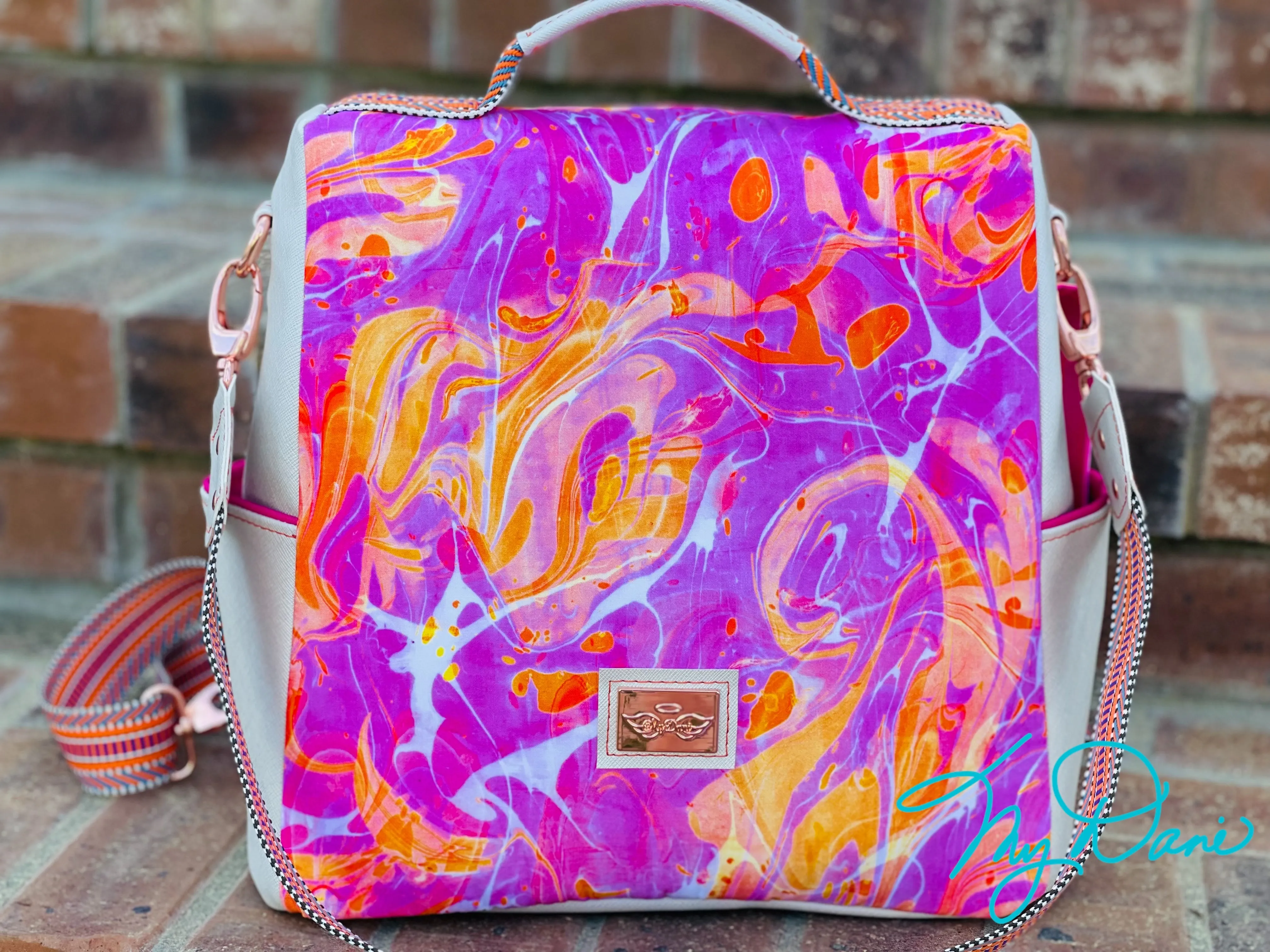 The Guardian Anti-Theft Backpack in Hot Pink Swirl